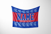 Load image into Gallery viewer, Personalized Bixby Spartans Blanket