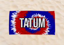 Load image into Gallery viewer, Tie Dye Beach Towel