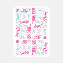 Load image into Gallery viewer, Personalized Fleece Baby Blanket - The Little Arrows