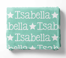 Load image into Gallery viewer, Personalized Kid Blanket - Name and Star - The Little Arrows