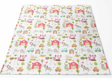 Load image into Gallery viewer, Plush Blanket - Farm
