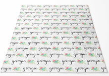 Load image into Gallery viewer, Personalized Blanket - Georgia Floral