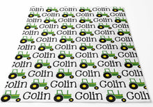 Load image into Gallery viewer, Personalized Blanket - Tractor
