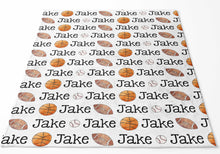 Load image into Gallery viewer, Personalized Blanket - Sports