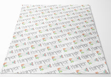 Load image into Gallery viewer, Personalized Blanket - Triple Colored Arrows