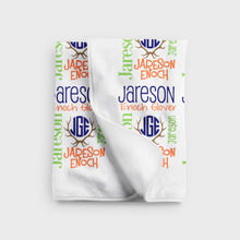 Load image into Gallery viewer, Personalized Fleece Baby Blanket - The Little Arrows