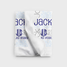 Load image into Gallery viewer, Personalized Fleece Baby Blanket - The Little Arrows