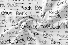 Load image into Gallery viewer, Personalized Jersey Knit Swaddle - Arrows - The Little Arrows