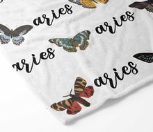 Load image into Gallery viewer, Personalized Plush Blanket - Butterflies - The Little Arrows