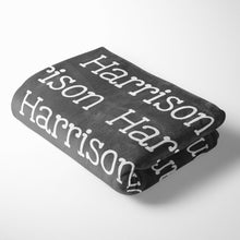 Load image into Gallery viewer, Personalized Kid Blanket - Name - The Little Arrows
