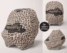 Load image into Gallery viewer, Car Seat Cover / Multi Use Cover - Leopard - The Little Arrows