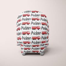 Load image into Gallery viewer, Car Seat Cover / Multi Use Cover - Firetruck - The Little Arrows