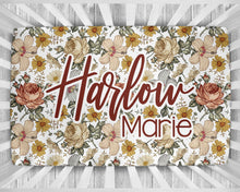 Load image into Gallery viewer, Personalized Crib Sheet - the Harlow collection - The Little Arrows