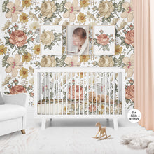 Load image into Gallery viewer, Personalized Crib Sheet - the Harlow collection - natural - The Little Arrows