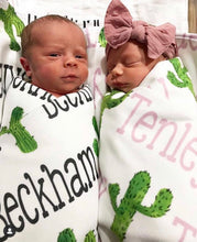 Load image into Gallery viewer, Personalized Blanket - Cactus