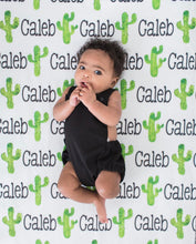 Load image into Gallery viewer, Personalized Blanket - Cactus