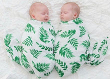 Load image into Gallery viewer, Leaf Muslin Blanket - The Little Arrows
