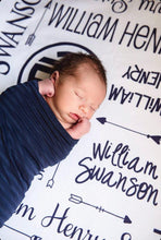 Load image into Gallery viewer, Personalized Plush Blanket - All over Arrow - The Little Arrows