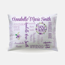 Load image into Gallery viewer, Pillow Case - All Over Floral purples