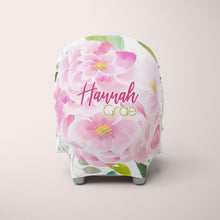 Load image into Gallery viewer, Car Seat Cover / Multi Use Cover - Peonies and Roses - the Hannah Grae collection - The Little Arrows