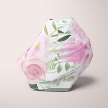Load image into Gallery viewer, Car Seat Cover / Multi Use Cover - Peonies and Roses - the Hannah Grae collection - The Little Arrows