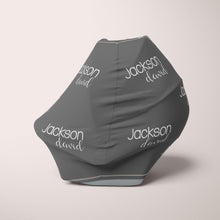 Load image into Gallery viewer, Car Seat Cover / Multi Use Cover - Name - The Little Arrows