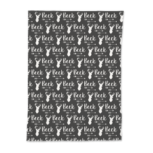 Load image into Gallery viewer, Personalized Jersey Knit Swaddle - Deer and Arrows - The Little Arrows