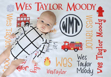 Load image into Gallery viewer, Personalized Blanket - All Over Fire