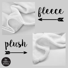 Load image into Gallery viewer, Personalized Baby Blanket - Monogram Baby Blanket - Swaddle Receiving Blanket - Baby Shower Gift - Custom Blanket - Monogrammed - Name