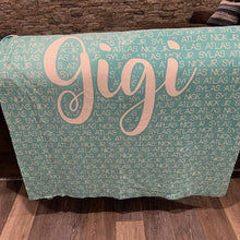 Load image into Gallery viewer, Mom Blanket - Mom Gift - Mothers Day Gift - Personalized Mom Blanket - Personalized Blanket - Gifts for Grandma - Blanket - Grandma Gift
