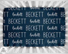 Load image into Gallery viewer, Personalized Crib Sheet - Baby Girl Crib Sheet - Personalized Nursery Bedding - Monogram Girl Crib Sheet - Floral Baby Bedding - Crib Sheet