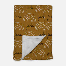 Load image into Gallery viewer, Personalized Blanket - Dotted Rainbow