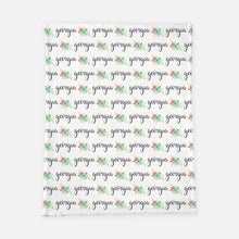 Load image into Gallery viewer, Personalized Blanket - Georgia Floral