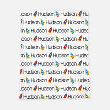 Load image into Gallery viewer, Personalized Blanket - Space Rocket