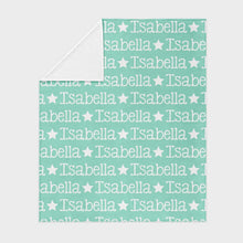 Load image into Gallery viewer, Personalized Kid Blanket - Name and Star - The Little Arrows