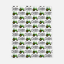 Load image into Gallery viewer, Personalized Blanket - Tractor
