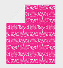 Load image into Gallery viewer, Personalized Kid Blanket - Name and Unicorn - The Little Arrows