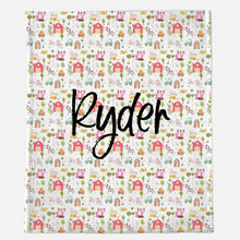 Load image into Gallery viewer, Personalized Blanket - Farm