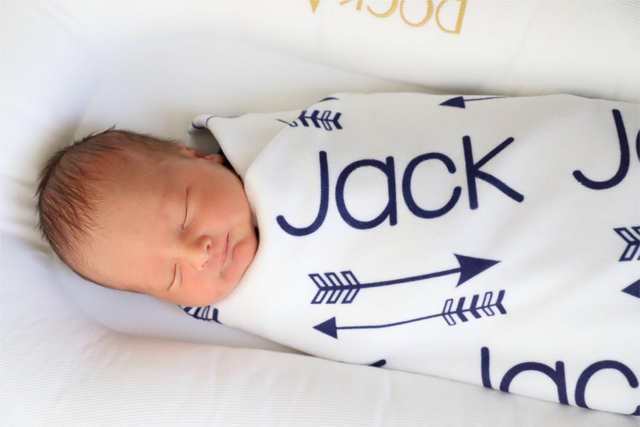 Our Double Arrow Personalized Blanket