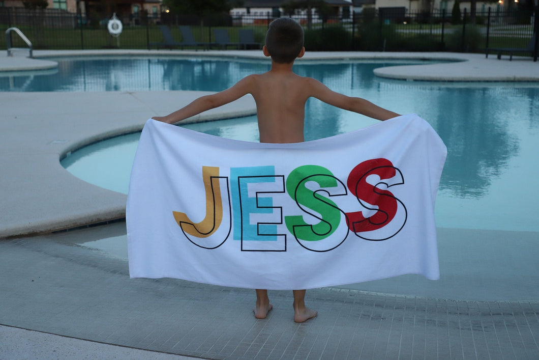 Personalized Beach Towel