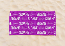 Load image into Gallery viewer, Personalized Beach Towel
