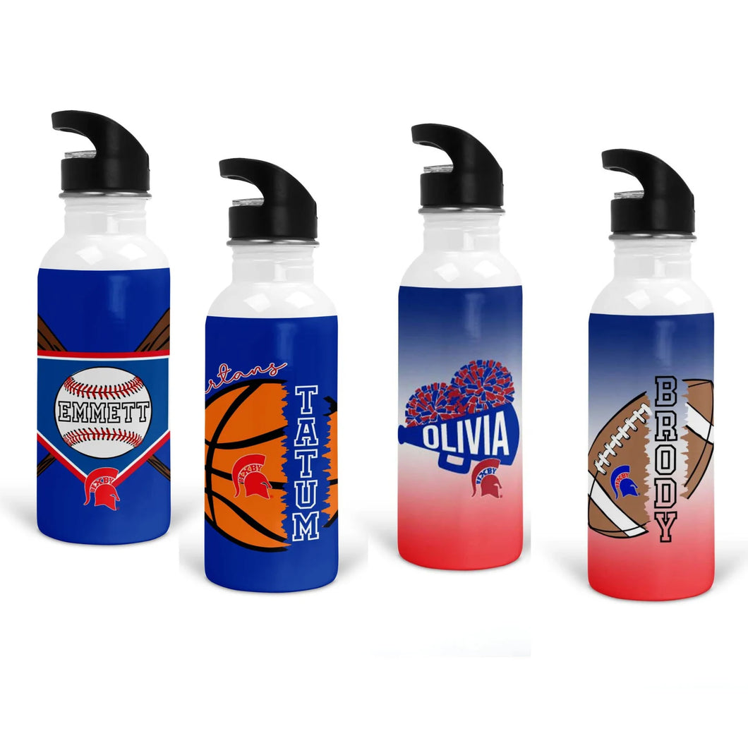 PERSONALIZED BIXBY SPARTAN SPORTS WATER BOTTLE