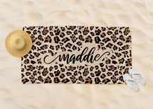 Load image into Gallery viewer, Leopard Beach Towel
