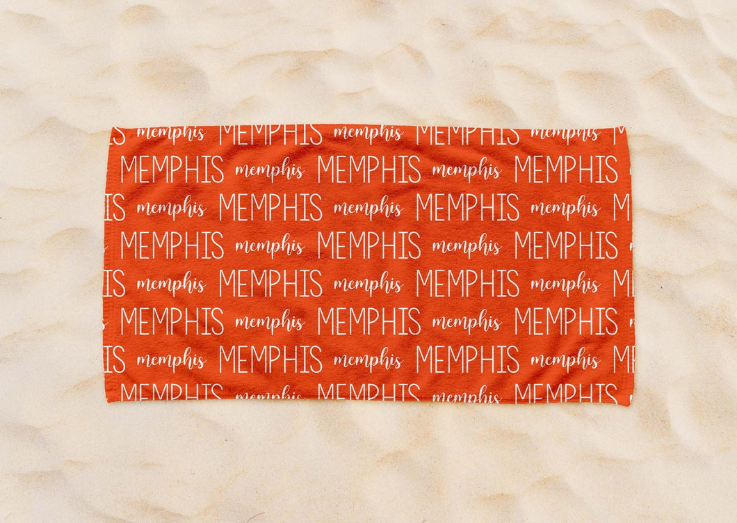 Personalized Beach Towel