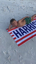 Load and play video in Gallery viewer, Personalized Beach Towel
