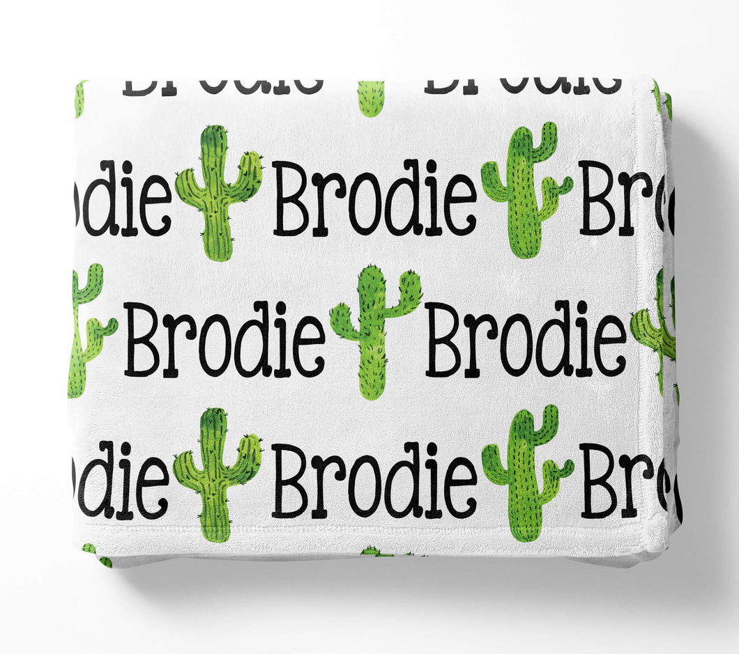 Personalized Blanket - Cactus