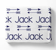 Load image into Gallery viewer, Personalized Blanket - Double Arrows
