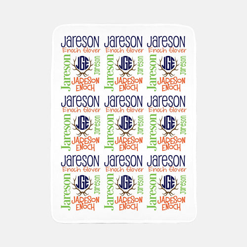 Personalized Fleece Baby Blanket - The Little Arrows