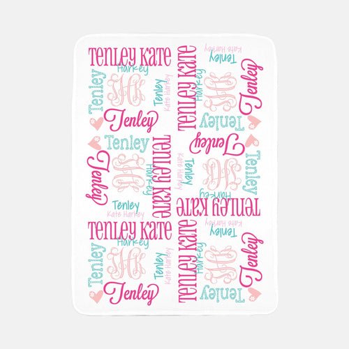 Personalized Fleece Baby Blanket - The Little Arrows