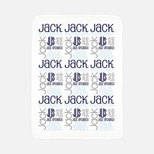 Personalized Fleece Baby Blanket - The Little Arrows